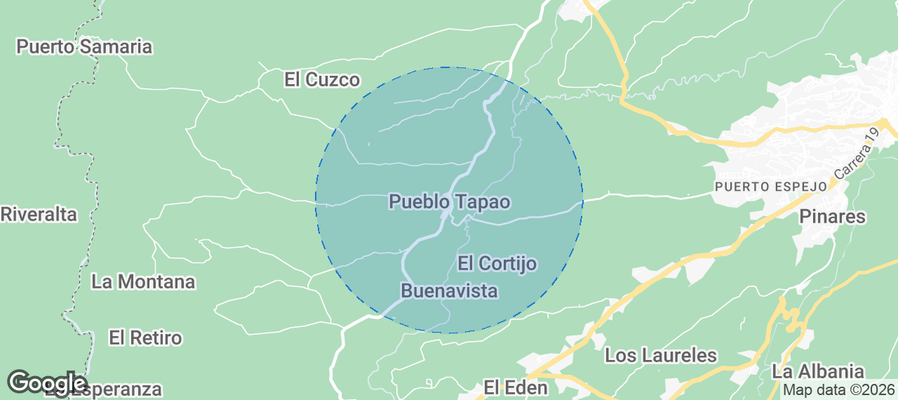 Pueblo Tapao Airbnb map